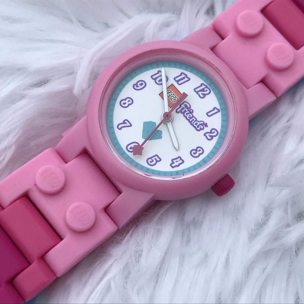 Lego Friends Girl Watch Pink Purple Analog Wrist - Picture 2 of 8